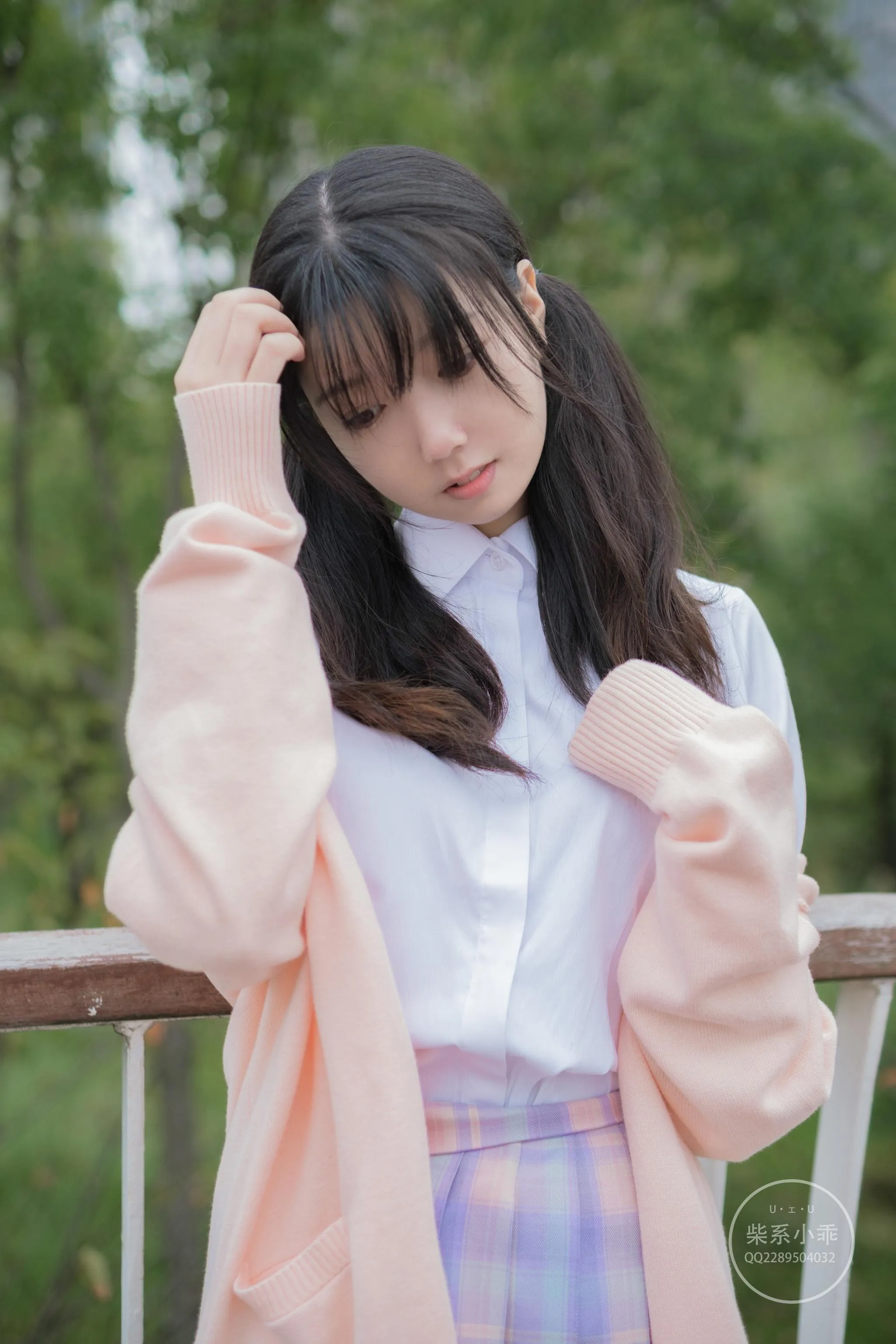 稚乖画册 – NO.02 颓废01 短裙白丝 [73P]插图5